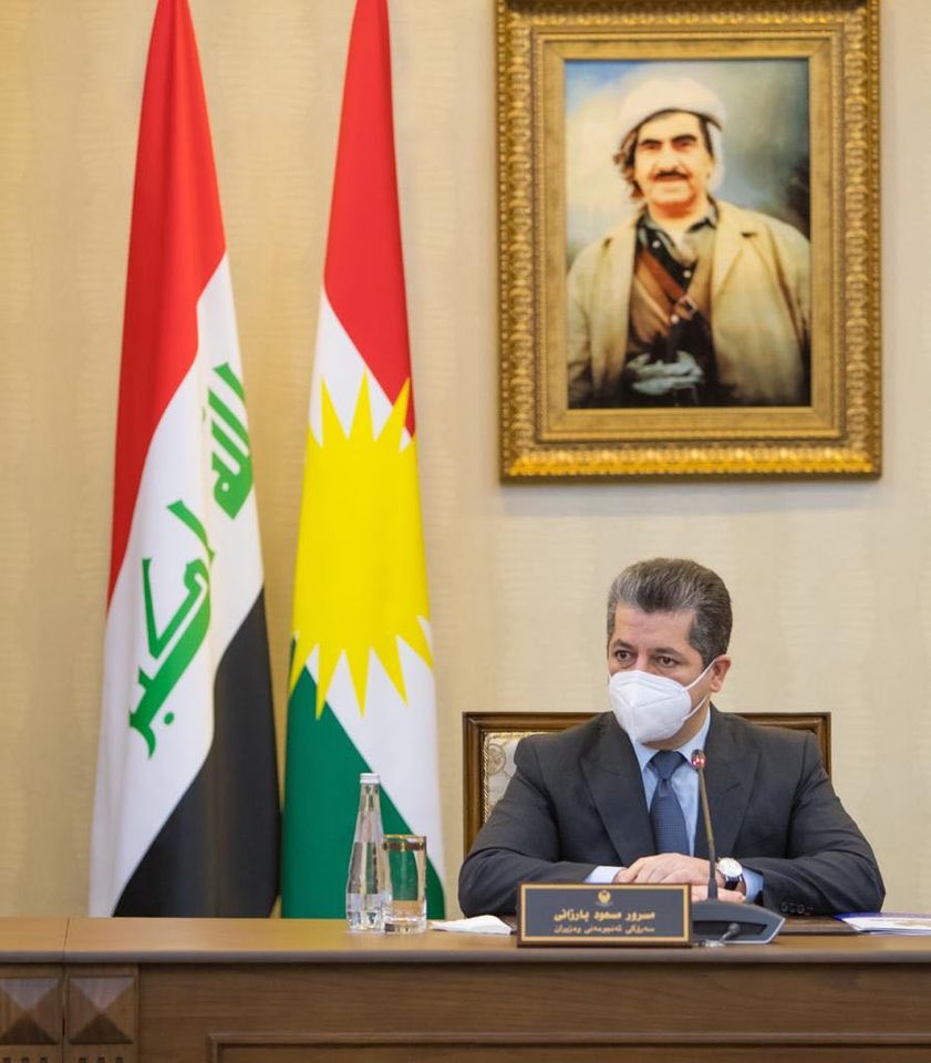 سەرۆکی حکومەتی هەرێمی کوردستان سەرپەرشتی کۆبوونەوەیەکی ئەنجوومەنی باڵای ئابووری دەکات